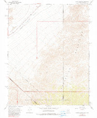 Bonnie Claire SW Nevada Historical topographic map, 1:24000 scale, 7.5 X 7.5 Minute, Year 1968