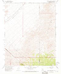 Bonnie Claire SW Nevada Historical topographic map, 1:24000 scale, 7.5 X 7.5 Minute, Year 1968