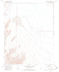 Bonnie Claire Nevada Historical topographic map, 1:24000 scale, 7.5 X 7.5 Minute, Year 1968