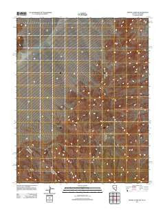 Bonnie Claire SW Nevada Historical topographic map, 1:24000 scale, 7.5 X 7.5 Minute, Year 2011