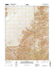 Bonnie Claire SW Nevada Current topographic map, 1:24000 scale, 7.5 X 7.5 Minute, Year 2014