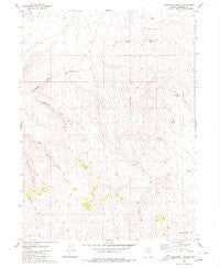 Bordwell Spring Nevada Historical topographic map, 1:24000 scale, 7.5 X 7.5 Minute, Year 1980