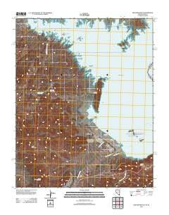 Boulder Beach Nevada Historical topographic map, 1:24000 scale, 7.5 X 7.5 Minute, Year 2012