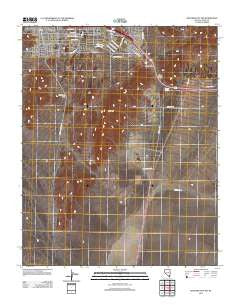 Boulder City NW Nevada Historical topographic map, 1:24000 scale, 7.5 X 7.5 Minute, Year 2012