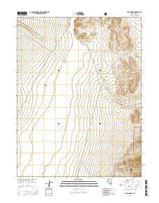 Box Spring Nevada Current topographic map, 1:24000 scale, 7.5 X 7.5 Minute, Year 2014
