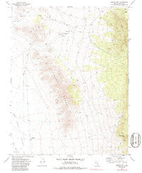 Bristol Well Nevada Historical topographic map, 1:24000 scale, 7.5 X 7.5 Minute, Year 1971