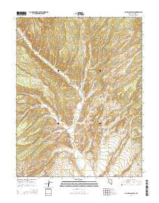 Buck Wash Well Nevada Current topographic map, 1:24000 scale, 7.5 X 7.5 Minute, Year 2014