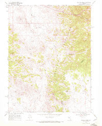 Buffalo Summit Nevada Historical topographic map, 1:24000 scale, 7.5 X 7.5 Minute, Year 1969