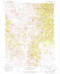 Buffalo Summit Nevada Historical topographic map, 1:24000 scale, 7.5 X 7.5 Minute, Year 1969