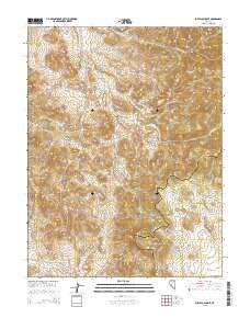 Buffalo Summit Nevada Current topographic map, 1:24000 scale, 7.5 X 7.5 Minute, Year 2015