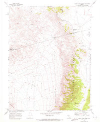 Burnt Cabin Summit Nevada Historical topographic map, 1:24000 scale, 7.5 X 7.5 Minute, Year 1969