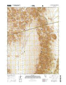 Burnt Cabin Summit Nevada Current topographic map, 1:24000 scale, 7.5 X 7.5 Minute, Year 2015