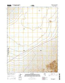 Byers Ranch Nevada Current topographic map, 1:24000 scale, 7.5 X 7.5 Minute, Year 2014