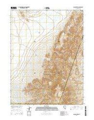Cain Mountain Nevada Current topographic map, 1:24000 scale, 7.5 X 7.5 Minute, Year 2015