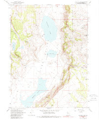 Calcutta Lake Nevada Historical topographic map, 1:24000 scale, 7.5 X 7.5 Minute, Year 1966