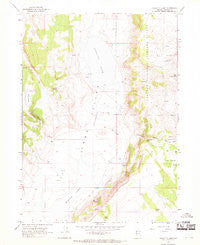 Calcutta Lake Nevada Historical topographic map, 1:24000 scale, 7.5 X 7.5 Minute, Year 1966