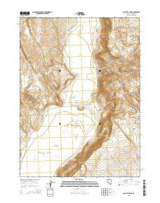 Calcutta Lake Nevada Current topographic map, 1:24000 scale, 7.5 X 7.5 Minute, Year 2015
