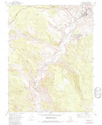 Caliente Nevada Historical topographic map, 1:24000 scale, 7.5 X 7.5 Minute, Year 1970