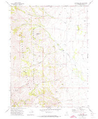 California Mtn. Nevada Historical topographic map, 1:24000 scale, 7.5 X 7.5 Minute, Year 1971
