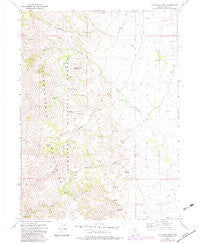 California Mtn. Nevada Historical topographic map, 1:24000 scale, 7.5 X 7.5 Minute, Year 1971