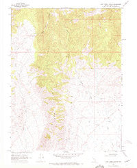 Camp Creek Canyon Nevada Historical topographic map, 1:24000 scale, 7.5 X 7.5 Minute, Year 1969