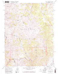 Carroll Summit Nevada Historical topographic map, 1:24000 scale, 7.5 X 7.5 Minute, Year 1969