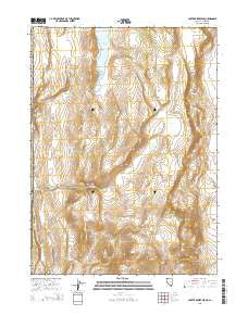 Carter Reservoir Nevada Current topographic map, 1:24000 scale, 7.5 X 7.5 Minute, Year 2015