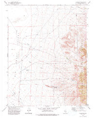 Carvers SE Nevada Historical topographic map, 1:24000 scale, 7.5 X 7.5 Minute, Year 1971