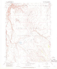 Catnip Canyon Nevada Historical topographic map, 1:24000 scale, 7.5 X 7.5 Minute, Year 1966