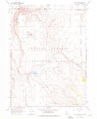 Catnip Canyon Nevada Historical topographic map, 1:24000 scale, 7.5 X 7.5 Minute, Year 1966