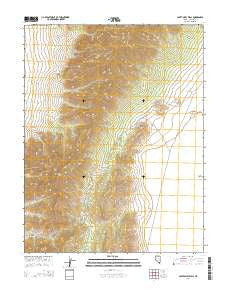 Cave Valley Well Nevada Current topographic map, 1:24000 scale, 7.5 X 7.5 Minute, Year 2014