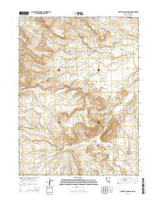 Chester Lyons Spring Nevada Current topographic map, 1:24000 scale, 7.5 X 7.5 Minute, Year 2015
