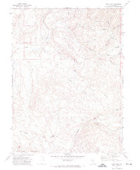 China Camp Nevada Historical topographic map, 1:24000 scale, 7.5 X 7.5 Minute, Year 1970