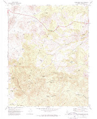 Chokecherry Mtn. Nevada Historical topographic map, 1:24000 scale, 7.5 X 7.5 Minute, Year 1970