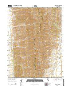 Christina Peak Nevada Current topographic map, 1:24000 scale, 7.5 X 7.5 Minute, Year 2014