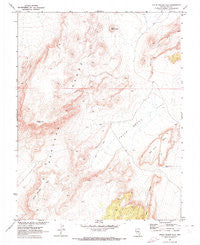 Chuck Wagon Flat Nevada Historical topographic map, 1:24000 scale, 7.5 X 7.5 Minute, Year 1967