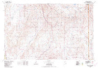 Clover Mts Nevada Historical topographic map, 1:100000 scale, 30 X 60 Minute, Year 1978