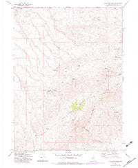 Coal Mine Basin Nevada Historical topographic map, 1:24000 scale, 7.5 X 7.5 Minute, Year 1971