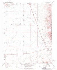 Coaldale Nevada Historical topographic map, 1:24000 scale, 7.5 X 7.5 Minute, Year 1968