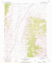 Cold Springs Nevada Historical topographic map, 1:24000 scale, 7.5 X 7.5 Minute, Year 1969