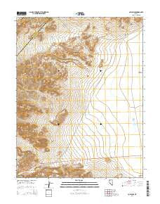 Columbus Nevada Current topographic map, 1:24000 scale, 7.5 X 7.5 Minute, Year 2014