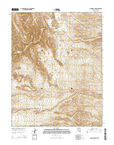 Condor Canyon Nevada Current topographic map, 1:24000 scale, 7.5 X 7.5 Minute, Year 2014