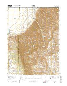 Cortez Nevada Current topographic map, 1:24000 scale, 7.5 X 7.5 Minute, Year 2014