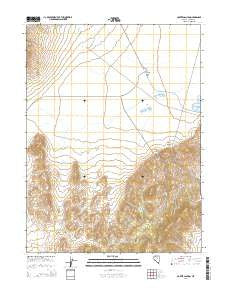 Cortez Canyon Nevada Current topographic map, 1:24000 scale, 7.5 X 7.5 Minute, Year 2014