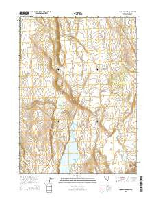 Crooks Meadow Nevada Current topographic map, 1:24000 scale, 7.5 X 7.5 Minute, Year 2015