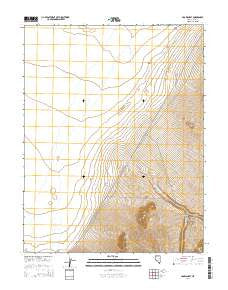Crows Nest Nevada Current topographic map, 1:24000 scale, 7.5 X 7.5 Minute, Year 2014