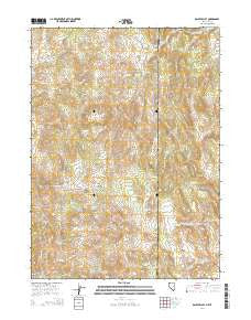 Dairy Valley Nevada Current topographic map, 1:24000 scale, 7.5 X 7.5 Minute, Year 2014