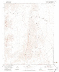 Davidson Peak Nevada Historical topographic map, 1:24000 scale, 7.5 X 7.5 Minute, Year 1969