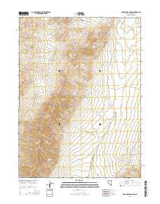 Dead Horse Canyon Nevada Current topographic map, 1:24000 scale, 7.5 X 7.5 Minute, Year 2015