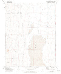 Deadman Spring SE Nevada Historical topographic map, 1:24000 scale, 7.5 X 7.5 Minute, Year 1970
